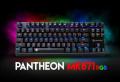 FANTECH MK871 Mechanical Keyboard 87 Key Gaming Keyboard Blue Switches Backlit RGB Ergonomics LED Light Professional Gamer.