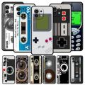 Vintage Tape Camera Gameboy Phone Case For Xiaomi Poco X5 X4 X3 Pro M3 M4 5G F3 F4 GT Mi 13 12 12T 11T 10T 11 Lite Cover Black.