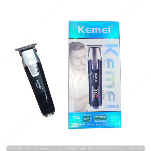 Kemei%20KM-431%20Rechargeable%20LCD%20Screen%20Professional%20Hair%20Trimmer%20for%20Men%20-%20Image%203