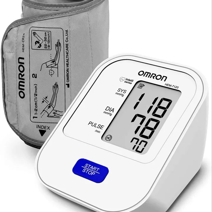 Omron%20HEM%207120%20Upper%20Arm%20Automatic%20Blood%20Pressure%20Home%20B%20P%20Monitor%20Bp%20Machine%20Hem%207120%20-%20Image%203