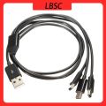 USB2.0 Type A Male to 3 Mini USB B Male 5 pin Data Charge Connector Cable 480Mbp Sync Power Cable Splitter for Phone High Speed. 