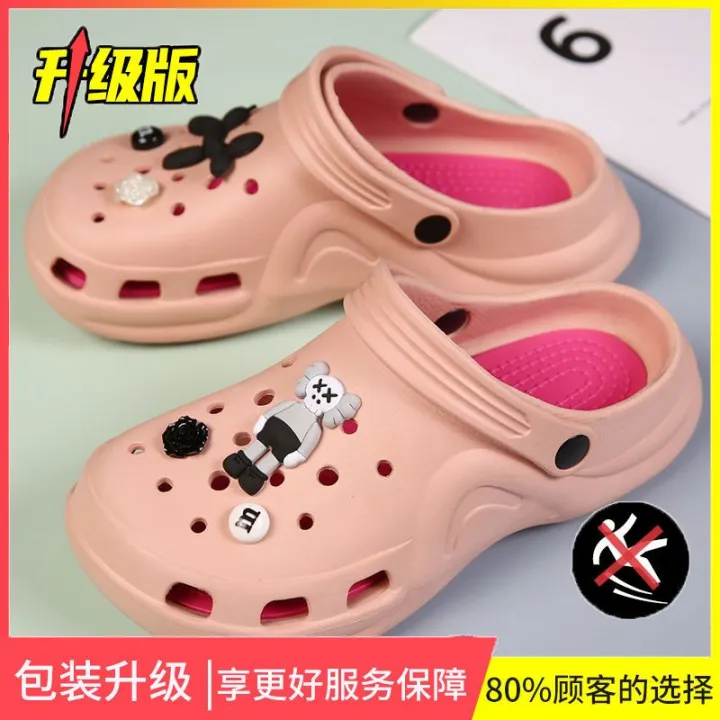 Hole%20Shoes%20Women's%20Sandals%20New%20Medical%20Operating%20Room%20Nurse%20Slippers%20Toe%20Cap%20Slippers%20Non-Slip%20Soft%20Bottom%20Men's%20Beach%20Shoes%20-%20Image%202