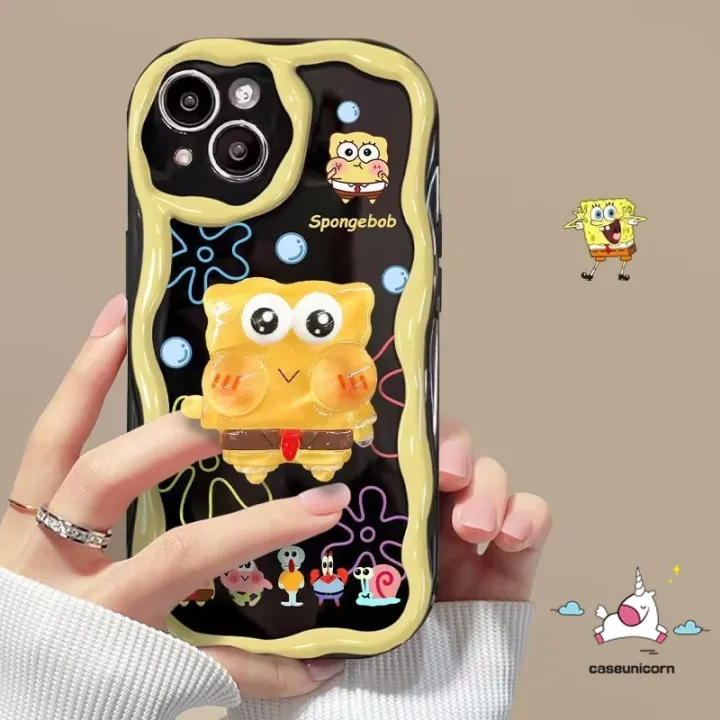 For%20Samsung%20A32%20A51%20A12%20A13%20A53%20A04s%20A10s%20A54%20A34%20A11%20A02s%20A24%20A20s%20A14%20A03%20A02s%20A04E%20A20%20A23%20A50%20A52%20A30%20A52s%20A31%20A50s%20A30s%20Cartoon%20SpongeBob%20Patrick%20Star%20Bracket%20Case%20Cute%203D%20Wavy%20Curved%20%20Soft%20Cover%20-%20Image%203