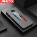 JIUMOO For Samsung J5 2015 Samsung J5008 Samsung J5009 Case Fashion Tide Brand Frosted Transparent Back Cover Lens Camera Protect Phone Case Edge Full Cover Casing Hard Cases. 