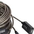 USB 2.0 Extension Cable USB Extender for Loudspeakers Headsets 20 Meter. 