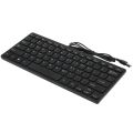 Wire Keyboard Ultra-Thin Quiet Small Size 78 Keys Mini Multimedia Usb Keyboard For Laptop Pc.