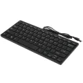 Wire Keyboard Ultra-Thin Quiet Small Size 78 Keys Mini Multimedia Usb Keyboard For Laptop Pc. 