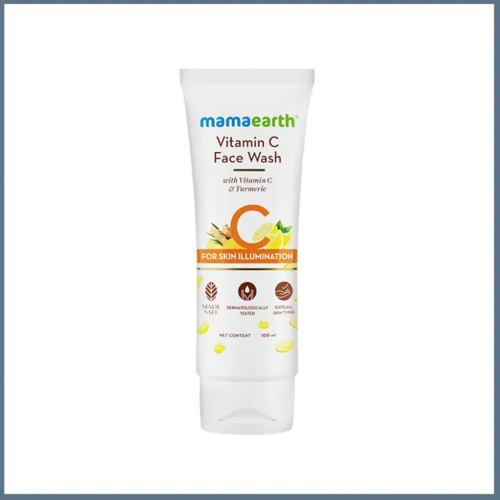 MAMAEARTH%20Vitamin%20C%20Face%20Wash%20for%20Skin%20Illumination%20%7C%20Gentle%20&%20Hydrating%20Dead%20Skin%20Exfoliator%20with%20Turmeric%20%7C%20Sulfate%20&%20Paraben%20Free%20I%20100ml%20I%20India%20-%20Image%203