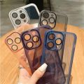 OPPO A60 4G OPPOA60 A 60 Clear Shockproof Case with Camera Lens Protector Film Shockproof Phone Back Cover Casing. 