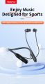 Tranyoo T-M28 Neck Mounted Sports Wireless Stereo Bluetooth Earphone BT5.3 - Digital Display - best neckband.