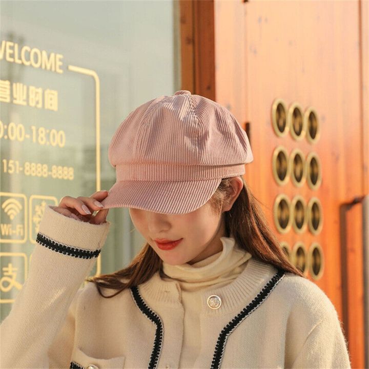 Women%20Corduroy%20Berets%20French%20Warm%20Winter%20Beanie%20Hat%20Retro%20Solid%20Color%20Elegant%20Lady%20Berets%20Autumn%20Street%20Girls%20Beret%20Cap%202023%20New%20-%20Image%202