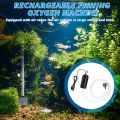 USB Aquarium Air Pump With Air Stone And Silicone Tube Energy Saving Oxygen Pump For Aquarium Fishing Air Compressor Aerator. 