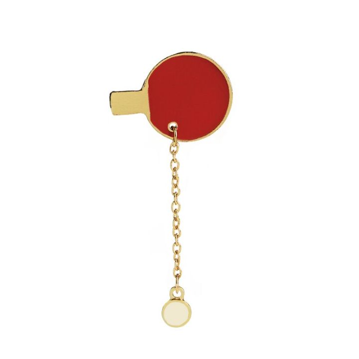 Table%20tennis%20racket%20pins%20Badminton%20racket%20broches%20pingpong%20enamel%20brooch%20Badminton%20sports%20enthusiasts%20pin%20chain%20for%20sport%20lover%20-%20Image%202