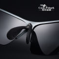 Cook shark 2021 new polarizing sunglasses men's driving glasses special trend color changing Sunglasses men's fishing glasses.