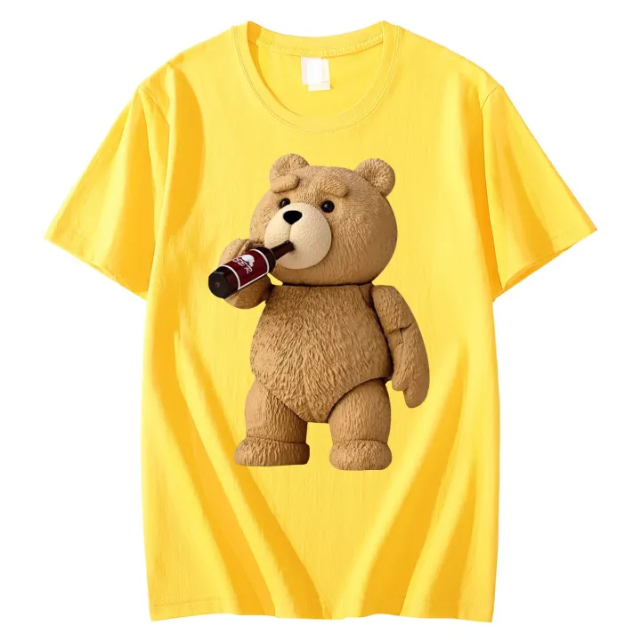 Men's%20Print%20Cute%20Teddy%20Bear%20Drinking%20Poster%20T-Shirt%20Summer%20Short%20Sleeve%20Top%20Cotton%20T-Shirt%20Cool%20T-Shirt%20Top%20Streetwear%20Loser%20Lione%20-%20Image%205