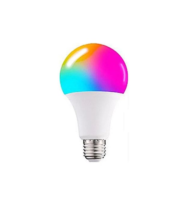 Rgb Led Bulb 7 Color Code RGB 7 Colour 9w Multicolor Led Light Bulb Base E-27 | Daraz.com.bd