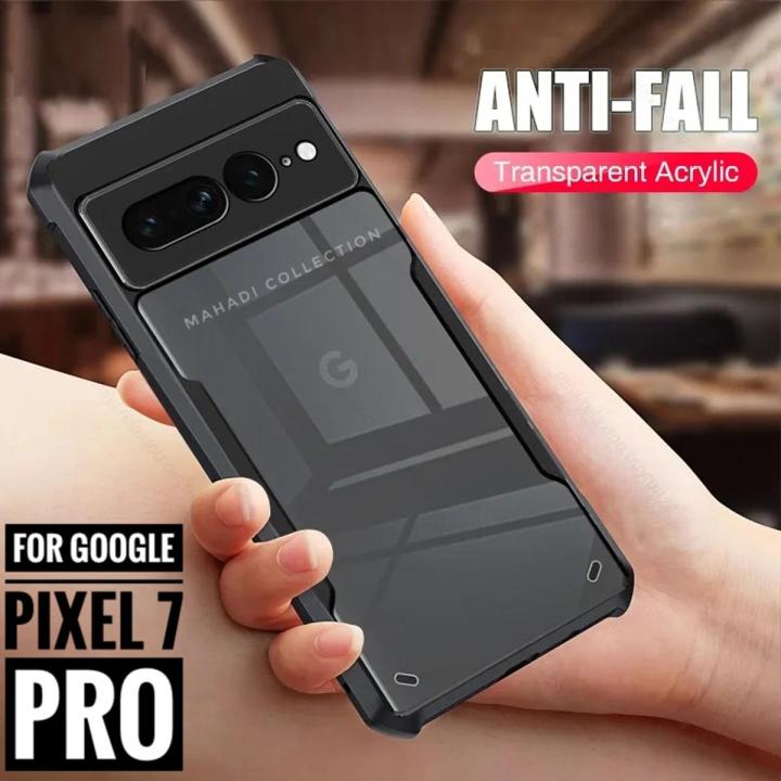 For Google Pixel 7 Pro Shockproof Bumper Anti-Drop Slim Fit Fashion Back Cover Case