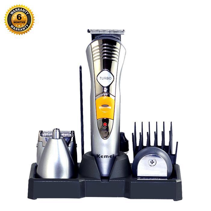 Kemei KM-580A 7-in-1 Beard trimmer & Hair clipper with nose trimmer for men