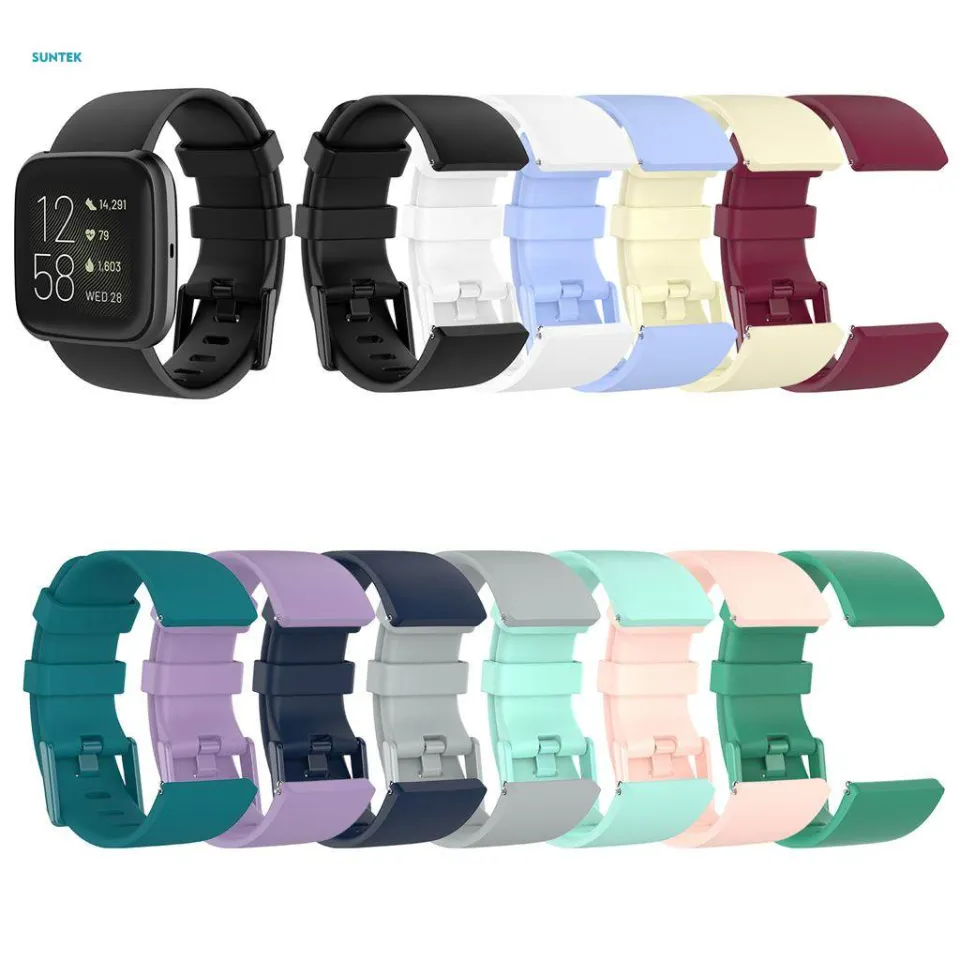 Quick Release Replace Watch Band Strap for Fitbit versa 2/lite Black