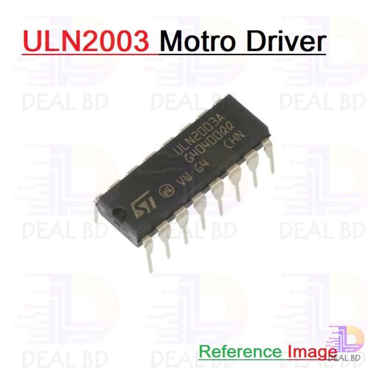 3Pcs ULN2003 Motor Driver IC ULN 2003 DC 5V 16 Pin Motor Driver IC For Arduino DIY
