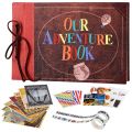 60 Page DIY Handmade Photo Album Scrapbook Our Adventure Book Retro Kraft Album Anniversary Wedding Guest Book Memory Gift.