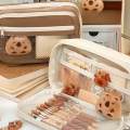 Pencil Case Portable Makeup Bag for Teens Boys Girls School, Office Supplies. 