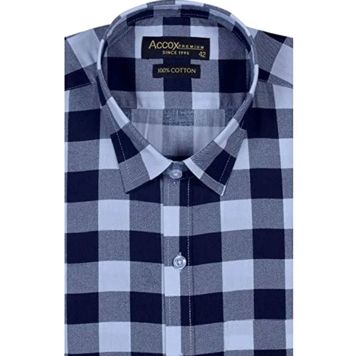 Sky%20Blue%20and%20White%20Cotton%20Formal%20Shirt%20For%20Men%20-%20Image%202