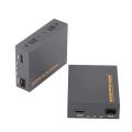4K HDMI Multimode LC Fiber Optical Media Converter Extender Video Audio Media 100‑240V EU Plug. 