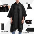 Outdoor Hooded Rain Poncho for Adult with Pocket, Waterproof Lightweight Unisex Raincoat Jacket for Hiking Camping Emergency.