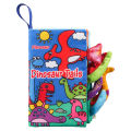 Children's Tail Cloth Book Educational Toy Book Ringing Paper Enlightenment Book Early Education Tear-Proof Cloth Book Toy. 