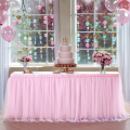 Table Skirt for Birthday Party, Wedding & Cake Table Decoration - Enhance Event Decor with Stylish Table Cover - (Pack of 1 Pcs). 