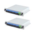 OUMERY 2X Fiber Optic Plc Splitter 1 x 8 Insertion Outdoor Electrical Splitter / Lgx / Cassette Type Sc/Apc.