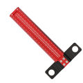 T Square, T Square Ruler Portable Easy Operation Rustproof High Accuracy Clear Scale Aluminum Alloy for DIY. 