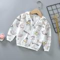 Summer Jacket Hoodies Baby Girl Sun Protection Clothing Sweatshirt with Zipper Cardigan Baby Coat Outerwear Boys Children's Kids. 