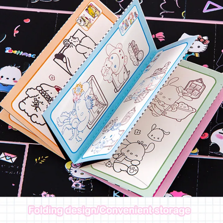 Anime%20Sanrio%20Figure%20Scratch%20Painting%20Card%20Hello%20Kitty%20Melody%20Cinnamoroll%20Kuromi%20Drawing%20Graffiti%20Toy%20Kids%20Early%20Learning%20Gift%20-%20Image%203