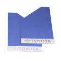 Pack of 4 TRD Sports Mud Guard Kit - Blue. 