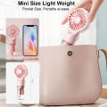 Portable Fan with Humidifier Mini Handheld Spray Mist Fan Rechargeable Portable Handheld Mini Fan USB Mini Hand Humidifier Fans.