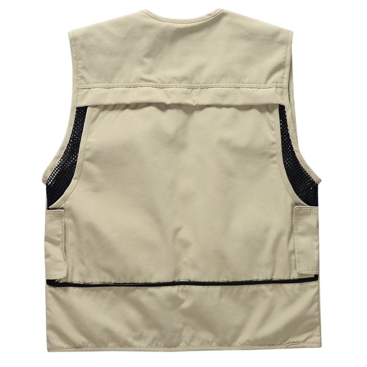 Multifunction%20cket%20Fly%20%20Photography%20Vest%20Sleeveless%20Jacket%20Coat%20Outdoor%20Camping%20Angling%20Volunteer%20Canvas%20Mesh%20Waistcoat-Beige%20-%20Image%208