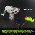 Hand Crank Generator Model Electricity Technology Experiments Science Toy Kits. 