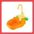 VibeVendor Parrot Automatic Shower Pet Bird Bath Cage Basin Parrot Bath Basin Parrot Shower Bowl Birds Accessories Parrot Bird Bathtub.