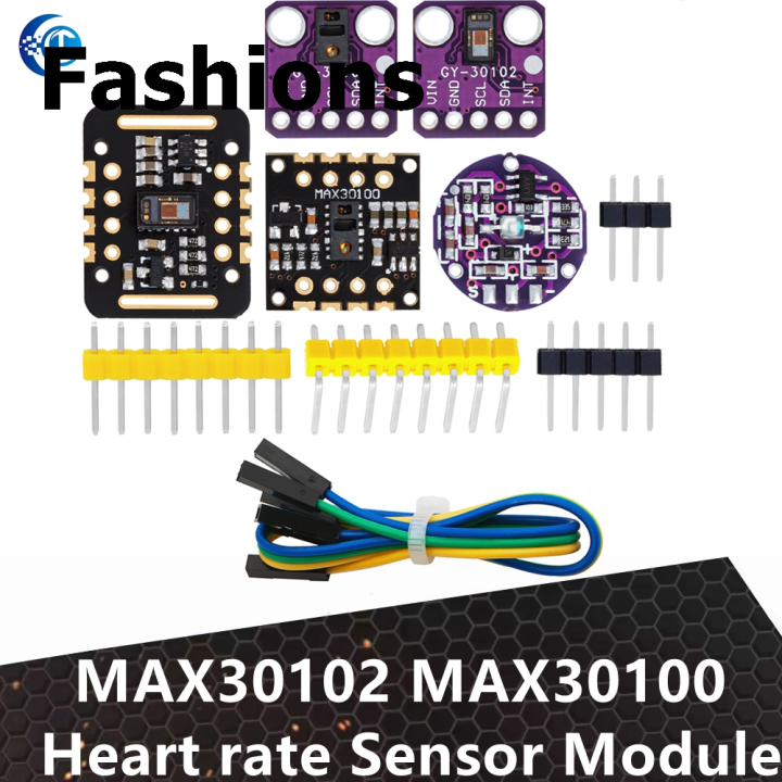Fashions MAX30102 MAX30100 Heart rate Sensor Module Puls detection Blood Original oxygen concentration test For Arduino Ultra-Low Power