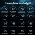 (New)M8 3.5 inch Universal Car OBD2 HUD Vehicle-mounted Head Up Display.