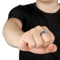 Men's Ring Original Feng Shui Pixiu Mani Mantra Protection Wealth Charms Amulet Lucky Open Adjustable Ring Buddhist Jewelry. 