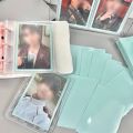SKYSONIC 50pcs Kpop Card Sleeves 61x91mm Macaron Color Holder For Holo Postcards Top Load Film Photocard Game Cards Protector. 