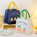 Oxford cloth Insulated Lunch Bag Lightweight 23*14*22cm Cartoon Lunch Box Food Carry Bag for For Students Food Storage Picnic Accessory Outdoor Activities School Supplies. 