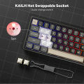 RK Royal Kludge R65 Gasket Wired Mechanical Keyboard 66 Key 65% RGB Backlit Hot-swappable Gamer Keyboard with MDA PBT Keycaps.