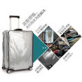 Factory customizable suitcase protective coverPVC transparent thickened waterproof and wear-resistant 26 inch trolley case dustproof box cover.