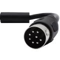 8 Pin Din Male to Male Speaker Audio Cable Adapter for Surveillance Automotive Computers Television Precision 5M. 
