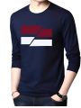 Blue Color Cotton Long Sleeve Exclusive T-Shirt .. 