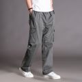 Thoshine Brand Spring Autumn Men Casual Cargo Pants 95% Cotton Multiple ckets Male Thin Trousers Loose Plus Size Oversize.